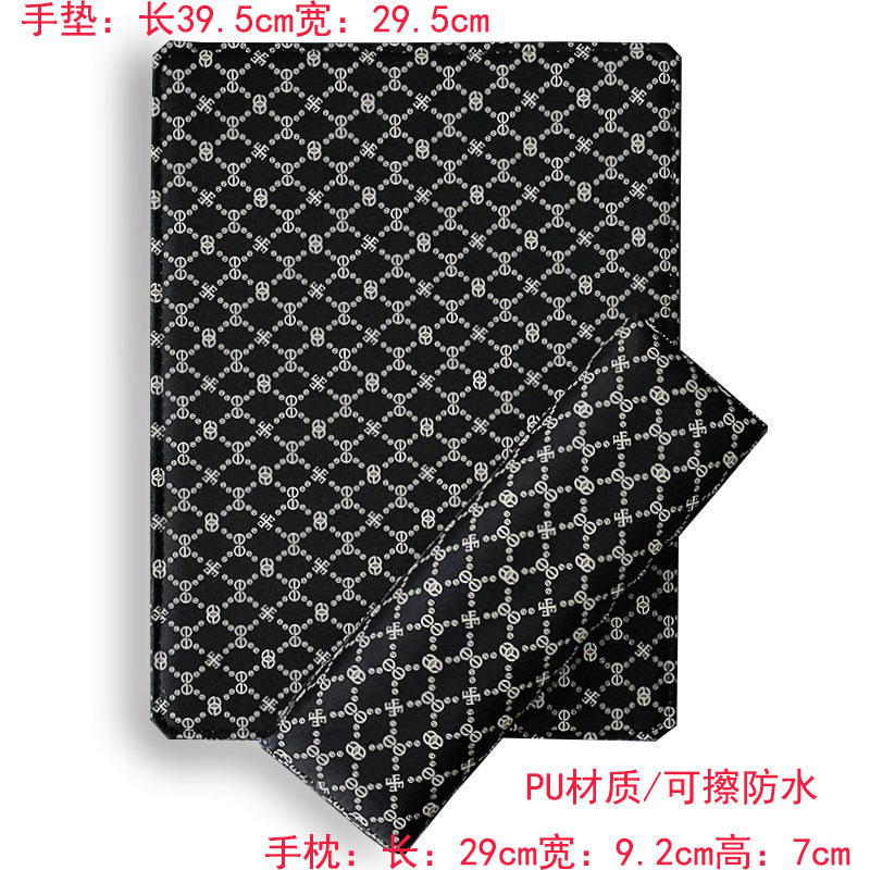 ins网红美甲手枕手垫套装高档PU可擦防水小清新欧式舒适美甲工具详情4