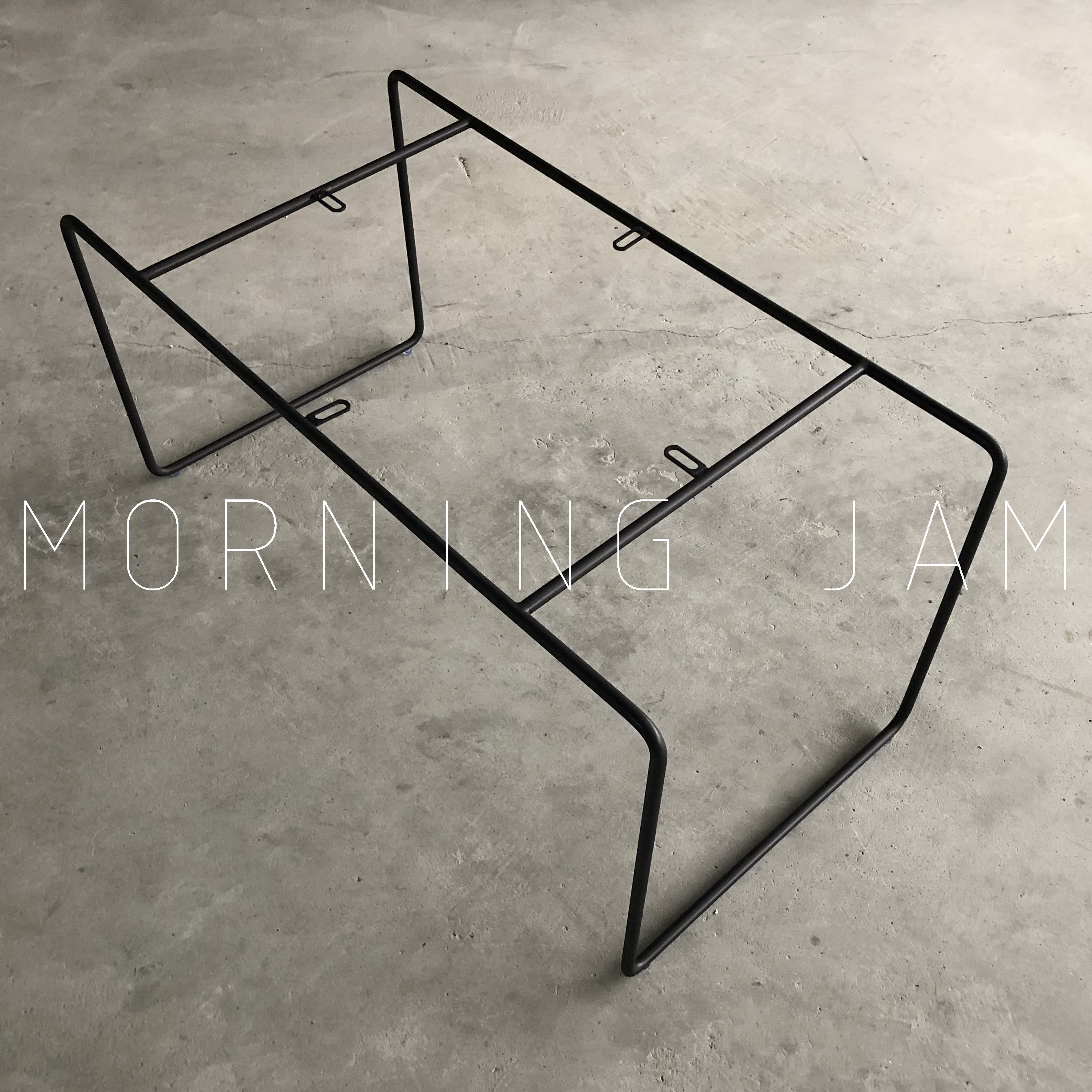 A077 rectangular coffee table shelf Monin custom