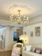 High-End American-Style Chandelier for Duplex Houses, Villas, Loft Apartments, Open-Plan Large Living Room Lights, Dining Room French-Style Crystal Bedroom Lights