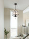 High-end entrance hall light, American corridor aisle chandelier, French retro cloakroom, crystal small restaurant lamps