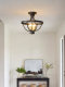 French-Style Black High-End Bedroom Chandelier 2026 New Model American Retro Hallway Entrance Cloakroom Dining Room Chandelier