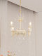 American Retro Crystal Chandelier 2026 New Model Bar Counter Restaurant Lamp French Light Luxury High-End Living Room Home Lighting Fixtures