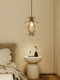 French-Style Light Luxury Bedside Chandelier, Black High-End American Retro Crystal Lamp, Bedroom Study Background Wall Small Chandelier