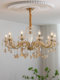 French Crystal Chandelier Living Room Lamp 2026 New Style Creative Personalized Art Bedroom Lamp Retro Dining Table Bar Lamp