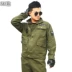 Quần dài hàn điện phù hợp với nam giới mặc vải dày chống cháy dụng cụ tự động sửa chữa dịch vụ lao động quần áo đồ bộ Bộ đồ