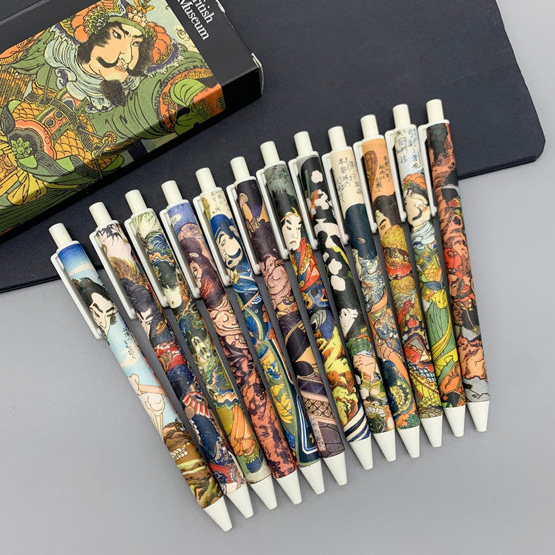 Morning Light Neutrality Pen in the British Museum Water Margin Series Retro Qualifies Chinese Wind Student Examination with 0 5