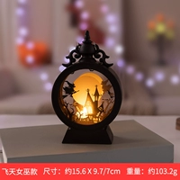 Хэллоуин будильник часы ветряной фонарь