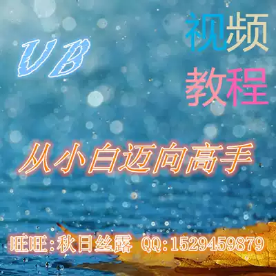 VB Zero-based to advanced-assisted development video tutorial integration