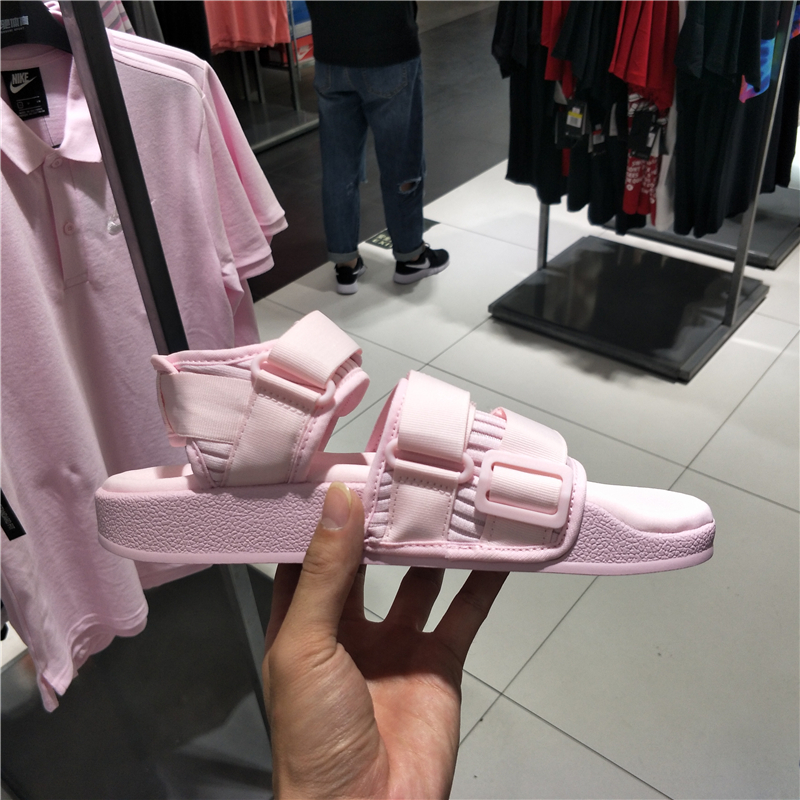 Adidas clover nữ 19 bãi biển thể thao trượt dép và dép thoáng khí CG6151 6623 AC8583 - Giày thể thao / sandles giày sandal nữ
