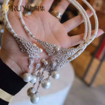 Natural pearl collar niche choker exquisite high-end atmosphere sweater chain short Joker simple autumn and winter accessories