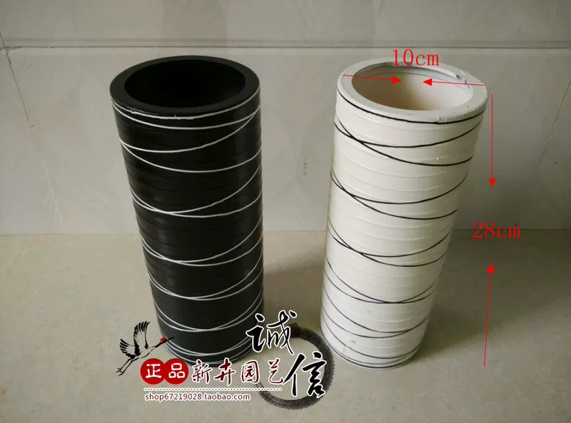 Bình gốm giả hiện đại Phòng khách Hoa khô Tầng cắm hoa Bình lớn Trang trí nhà sáng tạo Trang trí hoa - Vase / Bồn hoa & Kệ