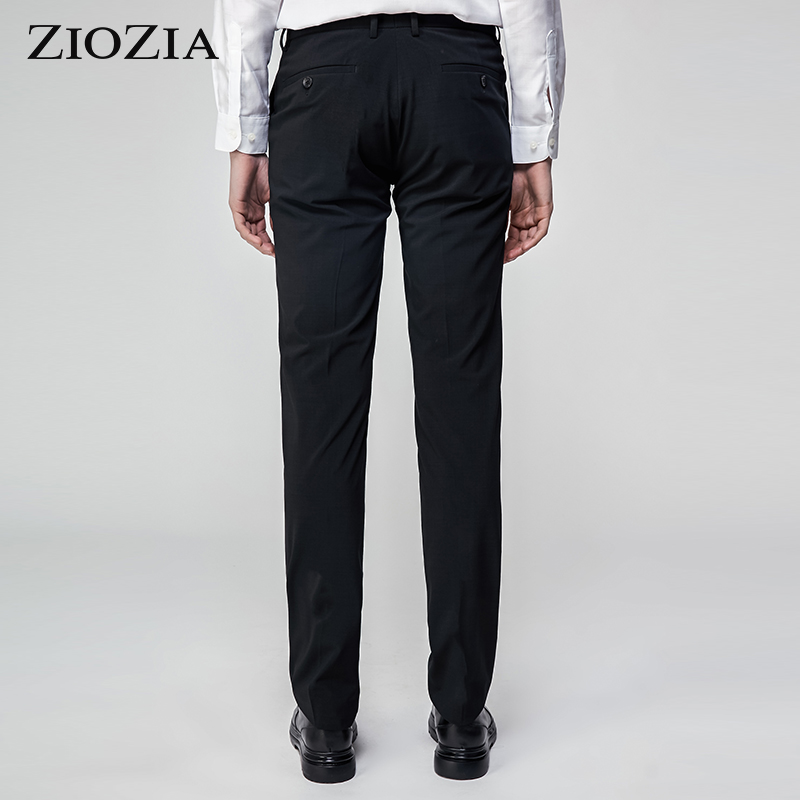 ZIOZIA Summer Hàn Quốc phiên bản của nam giới kinh doanh thời trang quần Casual Thin Straight Slim Youth quần DZY2PP1152.