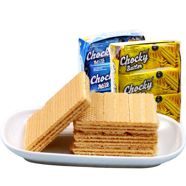 泰国进口 巧客 威化饼干 432g 优惠券折后￥14.8包邮（￥19.8-5）黄油/牛奶味可选