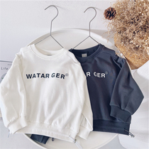 Xiaojies boy clothes spring and autumn clothing 2021 new small children Korean version of pullover coat children long sleeve tide children