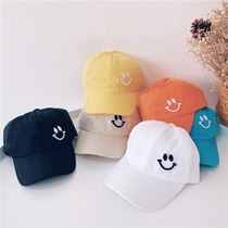 Xiaojie family childrens wear childrens baseball cap 2021 New Spring Childrens hat smiley face Joker cartoon embroidered hat