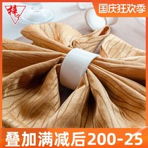 Pure White Bone China napkin ring creative ceramic hotel household Western tableware napkin buckle ring cloth ring towel ring meal buckle