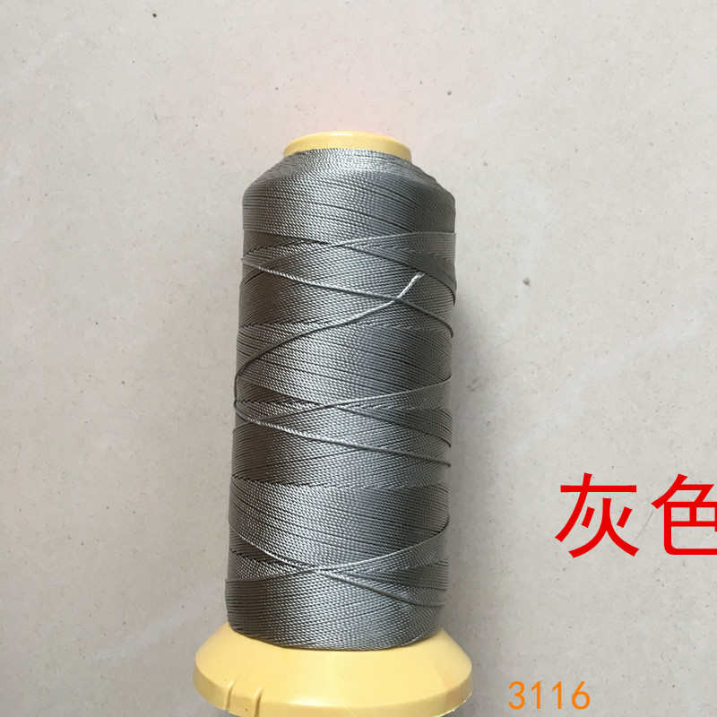 Vàng ba con cá 6 sợi dây chuyền vòng chân vòng chân vòng đeo tay dây chuyền màu đỏ DIY phụ kiện thủ công bện dây bện đỏ 0.4mm - Vòng chân vòng đeo chân cho nữ