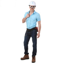 Cosplay Halloween stage performance movie character adult male construction worker designer dress up costume