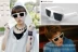Photo studio đạo cụ chụp ảnh chủ đề kính ảnh retro kính lớn hộp đen kính râm lớn