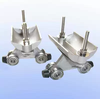 Supply electroplating equipment accessories flat wire pulley stainless steel pulley C- type rail crane car