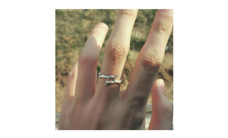 Bague mixte en Argenterie - Ref 3088781 Image 8