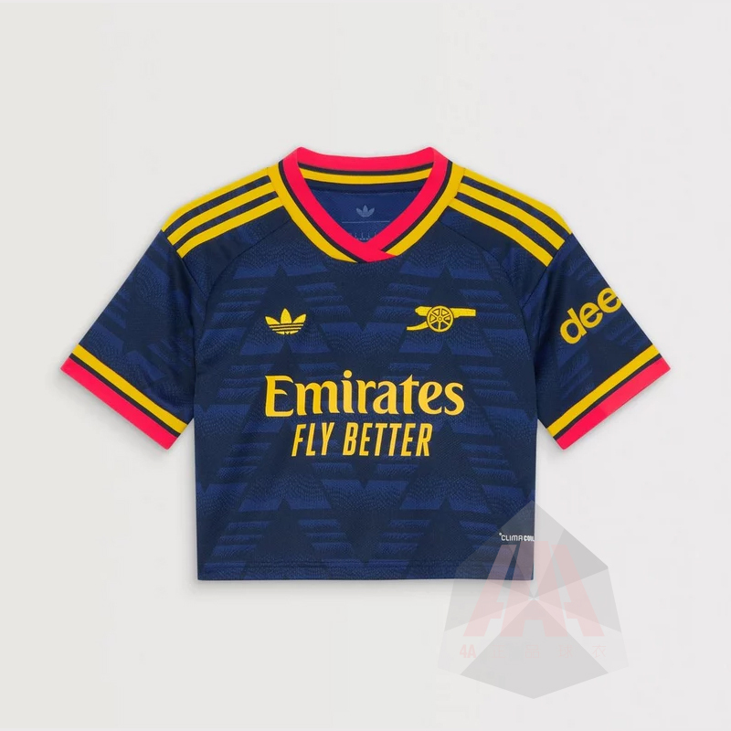 Arsenal 26/27 Away Fan Version Quick-Drying Football Sports Short Women's Short-Sleeved Jersey Kb5587 Arsenal 26/27 Away Fan Version Quick-Drying Football Sports Short Women's Short-Sleeved Jersey Kb5587
