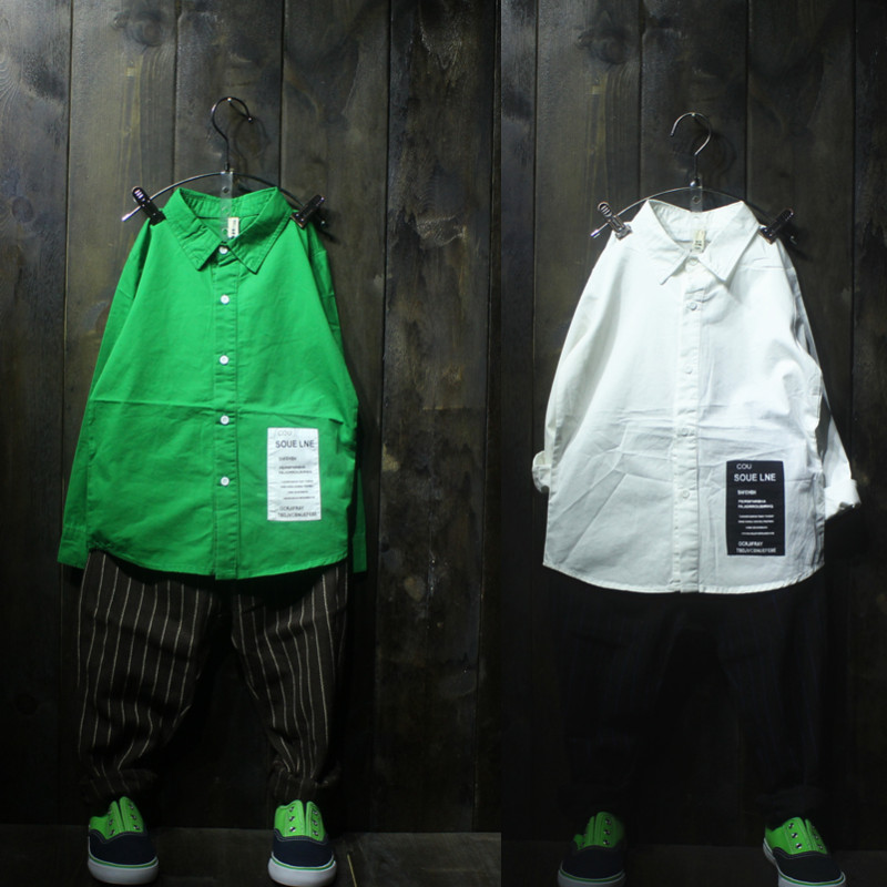 Chemise garcon à manche longue en coton - Ref 2077348 Image 6
