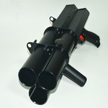 Electronic Salute Gun Bar Triple Head Atmosphere Gun Color Paper Gun Electronic Protocol Flower Salute Canni Gun Prop Prop