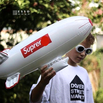 supreme inflatable airship Aircraft Toy Pvc Model Nightclub Tide Decoration Bar Party Atmosphere Props