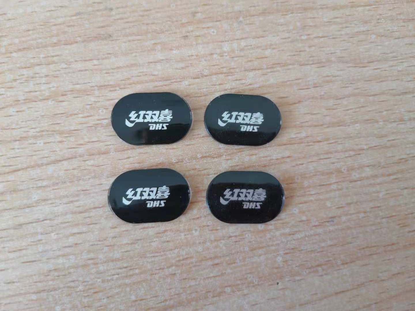 Handle label LOGO table tennis racket bottom plate DIY red double Happiness label single price