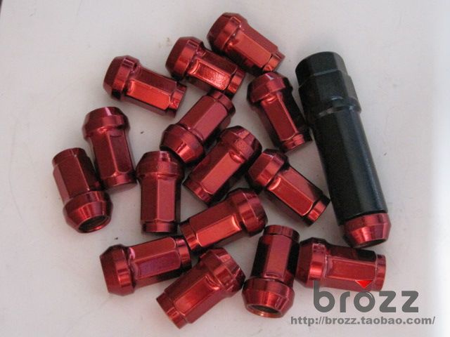 Đai ốc ngoài bảy điểm Xe bánh xe đặc biệt Đai ốc hợp kim Thép chống trộm vít 16 + 1 bộ ưu đãi đặc biệt choi rua xe o to