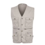 Mùa xuân và mùa hè trung niên áo vest nam cotton nam nhiều túi vest áo ba lỗ tanktop nam