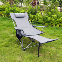 Portable outdoor deck chair Beach camping Fishing chair Lunch break chair Self-driving leisure chair Hospital bed