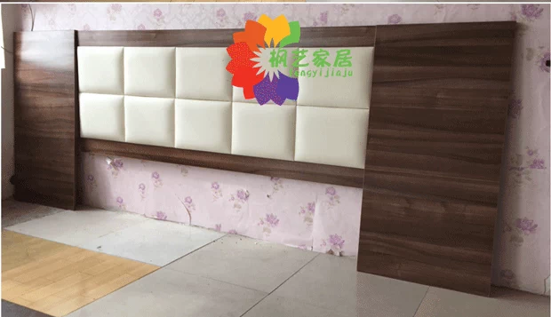 Giường khách sạn gói mềm trở lại phòng nhà khách sạn cho thuê đồ nội thất phòng khách sạn giường trở lại đầu giường gói mềm