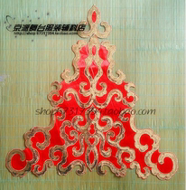 Dance Supplies Stage Performance Super-sized Triangle with sequin embroidered cloth applique