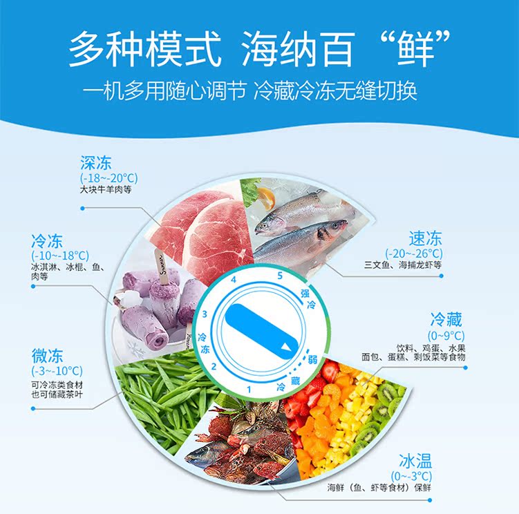 XINGX Stars BD BC-90E Tủ đông gia đình Mini Freezer Nhiệt độ duy nhất Một phòng Freezer Tủ đông - Tủ đông tủ đông alaska