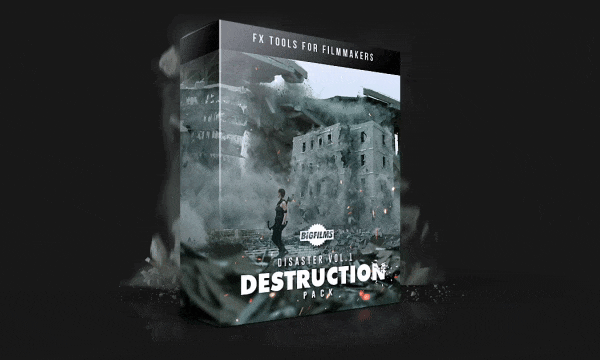 4K视频素材|120种好莱坞灾难电影建筑倒塌爆炸破坏特效素材 BigFilms DESTRUCTION Pack