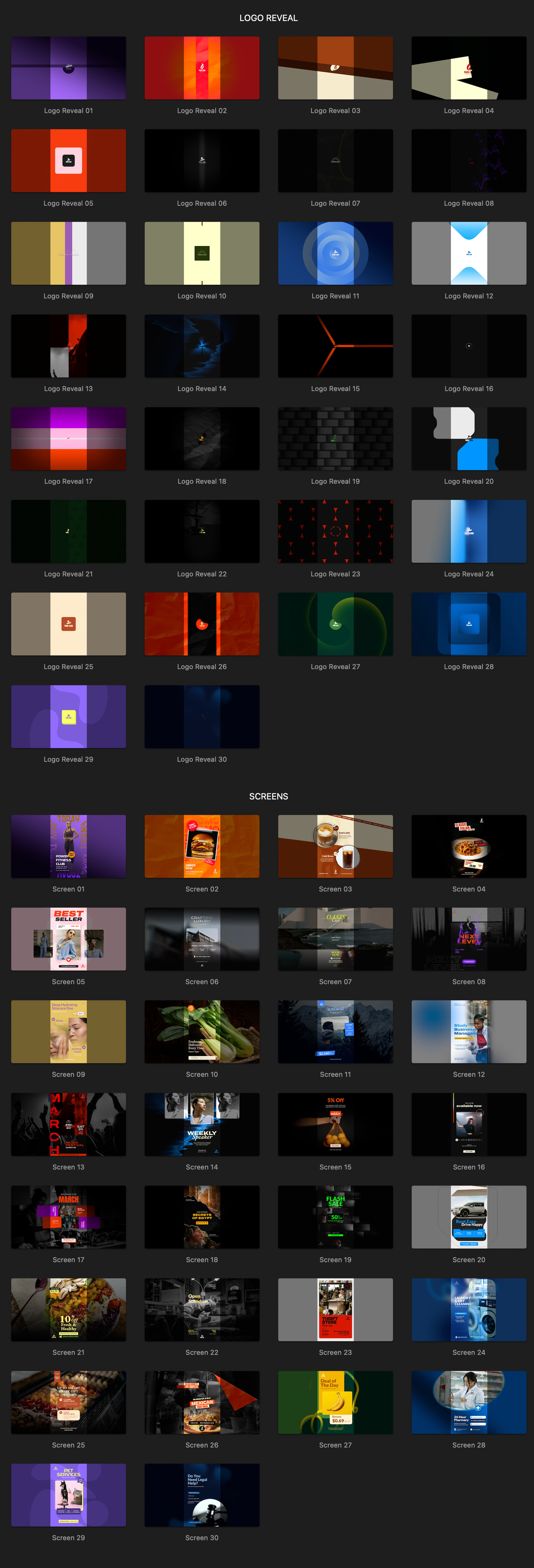 中英双语-FCPX插件|60组社交媒体竖屏宣传广告排版LOGO动画预设 Vertical Ad Maker