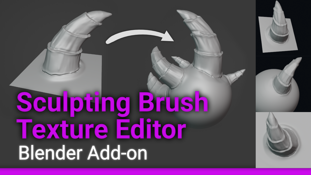 Blender插件|笔刷绘制雕刻工具 Sculpting Brush Texture Editor v1.1.8 SculptingBrushTextureEditor.png