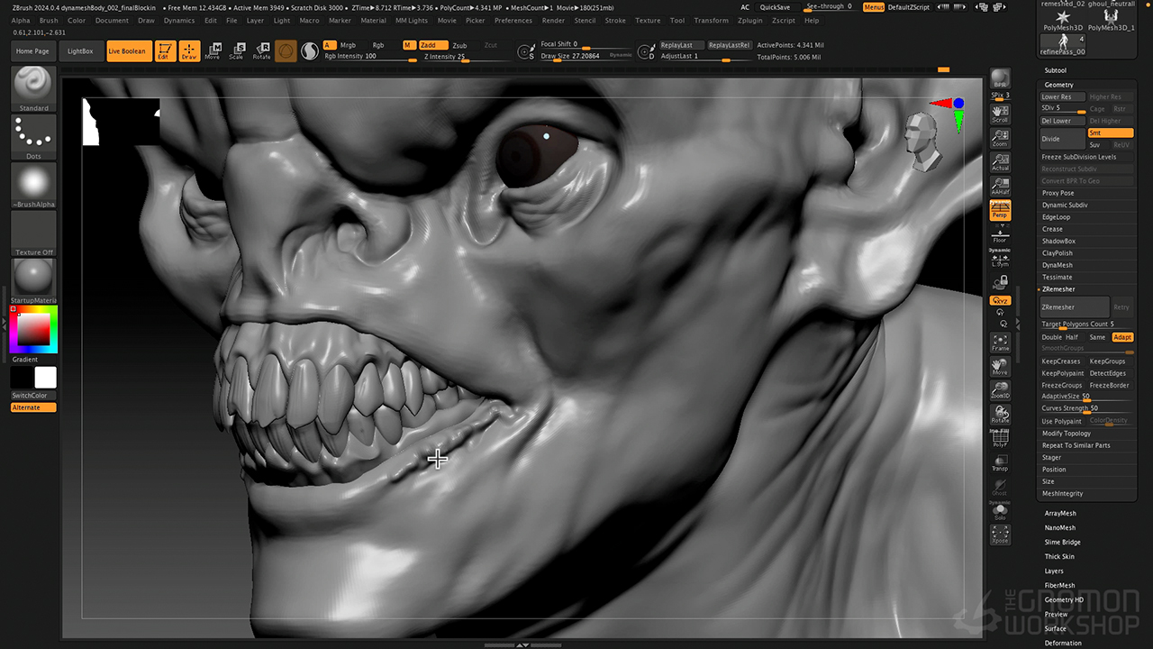 中英文字幕-ZBrush 2024三维模型雕刻建模新手入门基础教程+工程素材 The Gnomon Workshop – Introduction to ZBrush 2024 10010.jpg