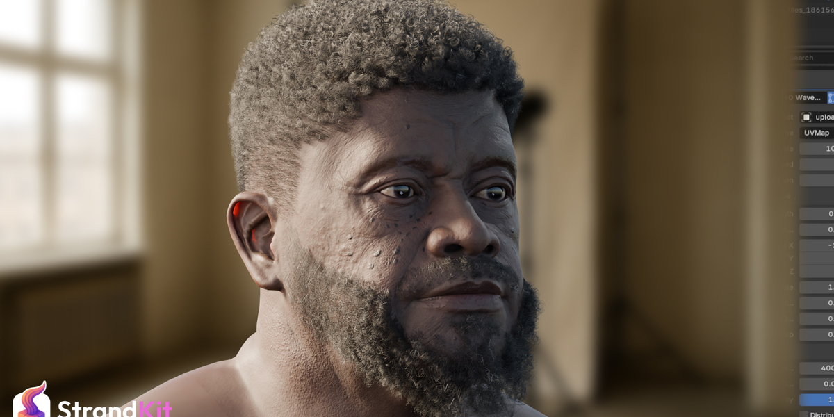 Blender头发毛发制作生成物理模拟系统资产预设库(含中英文字幕教程) Strandkit The Hair, Fur & Dynamics Library V1.5.1 image_processing20250609-2-3e5hxq.jpg