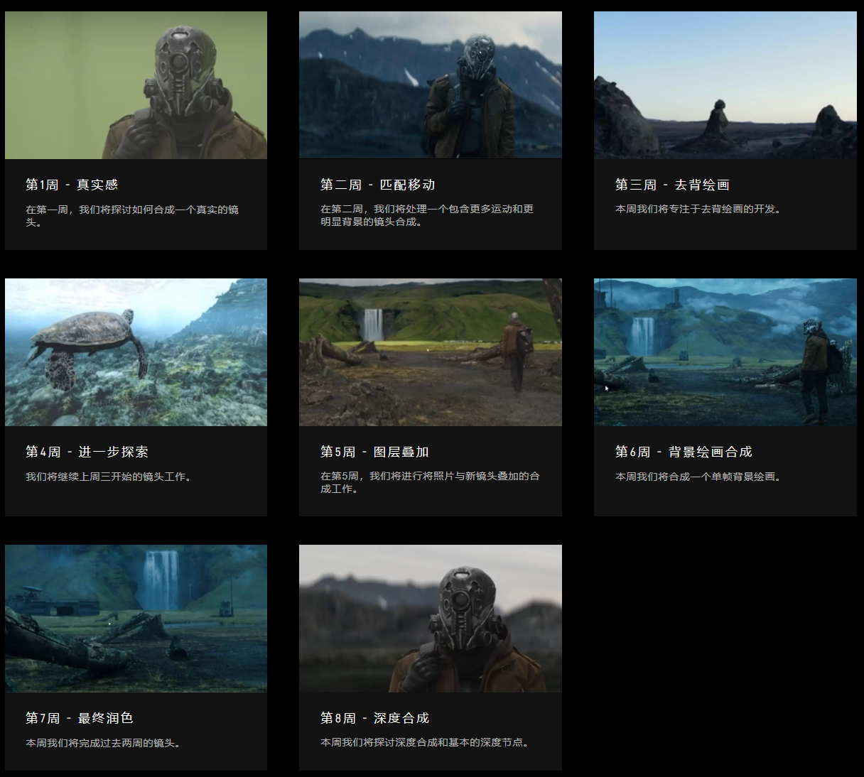中英文字幕-Nuke实景镜头电影级别CG特效合成高级教程 Rebelway – Advanced Compositing for VFX 中英文字幕-Nuke实景镜头电影级别CG特效合成高级教程 Rebelway – Advanced Compositing for VFX