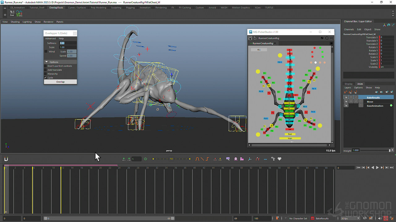 中英文字幕-Maya游戏生物动作绑定动画课程 The Gnomon Workshop – Creature Animation for Games CBR01-5.jpg