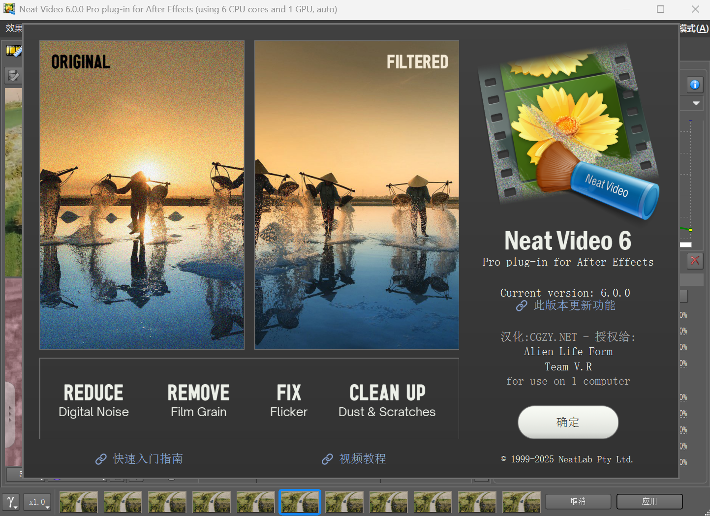 中文汉化-AE专业视频画面降噪插件 Neat Video Pro v6.0.0 Win 一键安装版 AE3.png