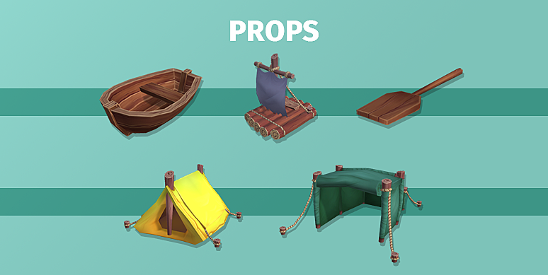 138款Blender卡通手绘低多边形生存主题3D模型资产 Survival Asset Kit f8265841-467e-4f11-ac95-05d976d7568b.png