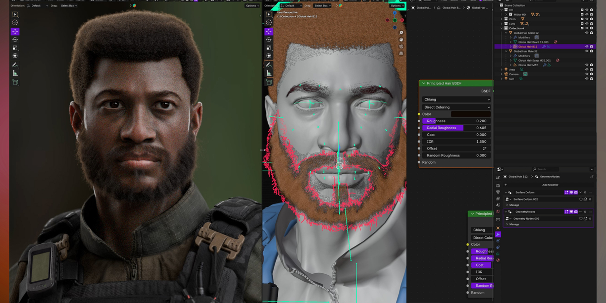 Blender角色发型头发资产插件 Globalhair V1.0.0 – For Any Character – Hair Library image_processing20251113-2-vvskj.jpg