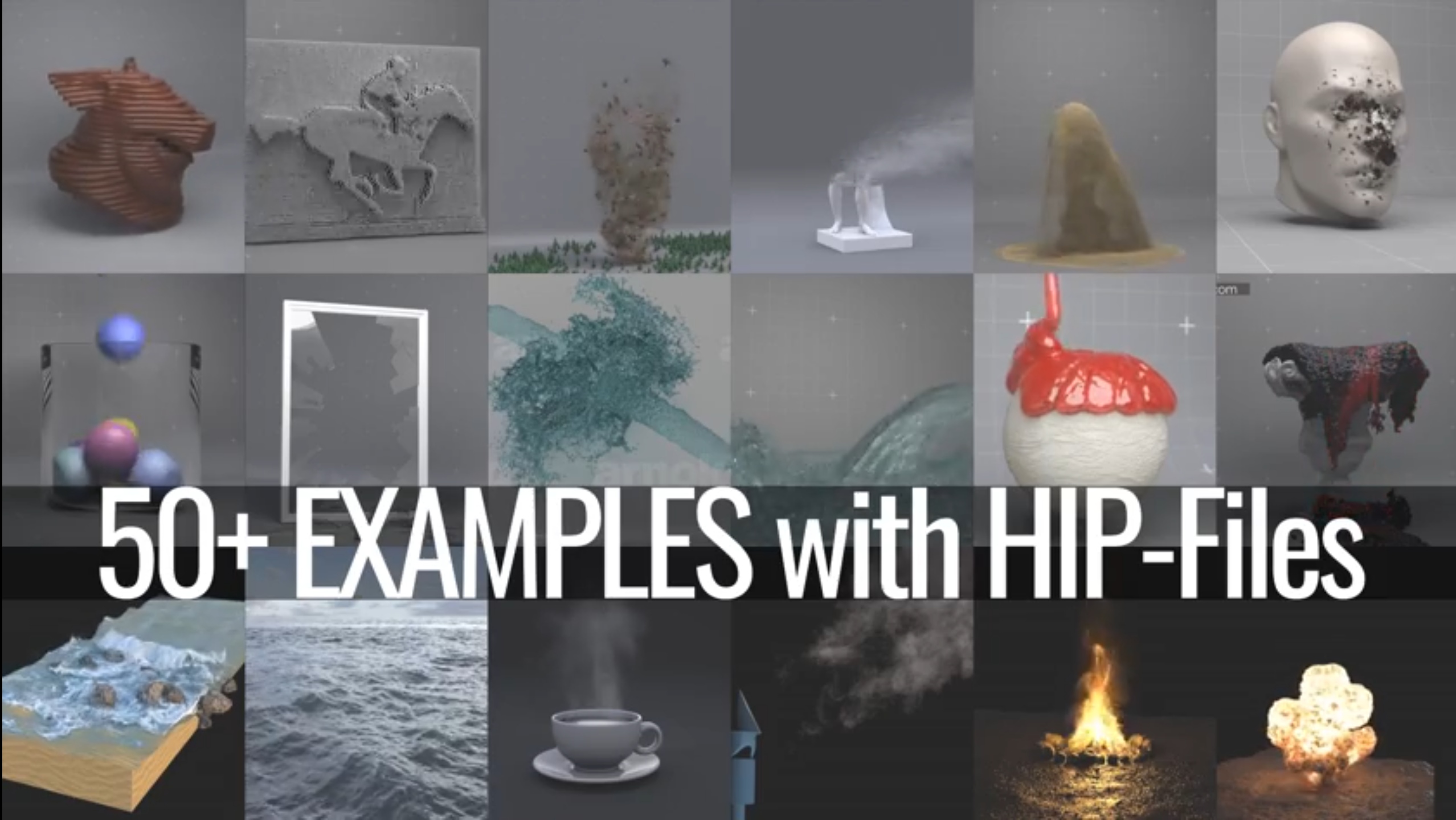 中英文字幕-Houdini系统化全面掌握核心概念新手入门特效基础教程 Houdini FX Course – Christian Bohm [Full Site]