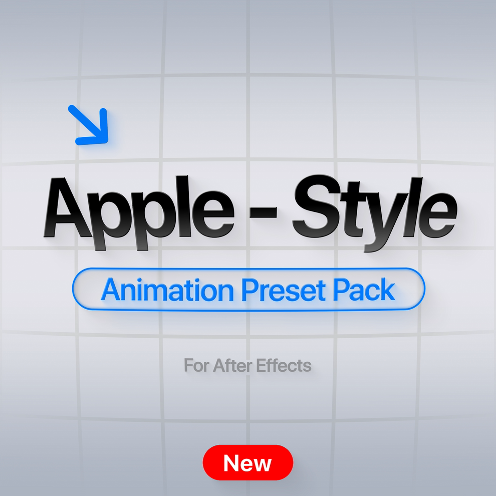 AE苹果风格UI动画预设包Wan Apple Style Animation Preset Pack ...
