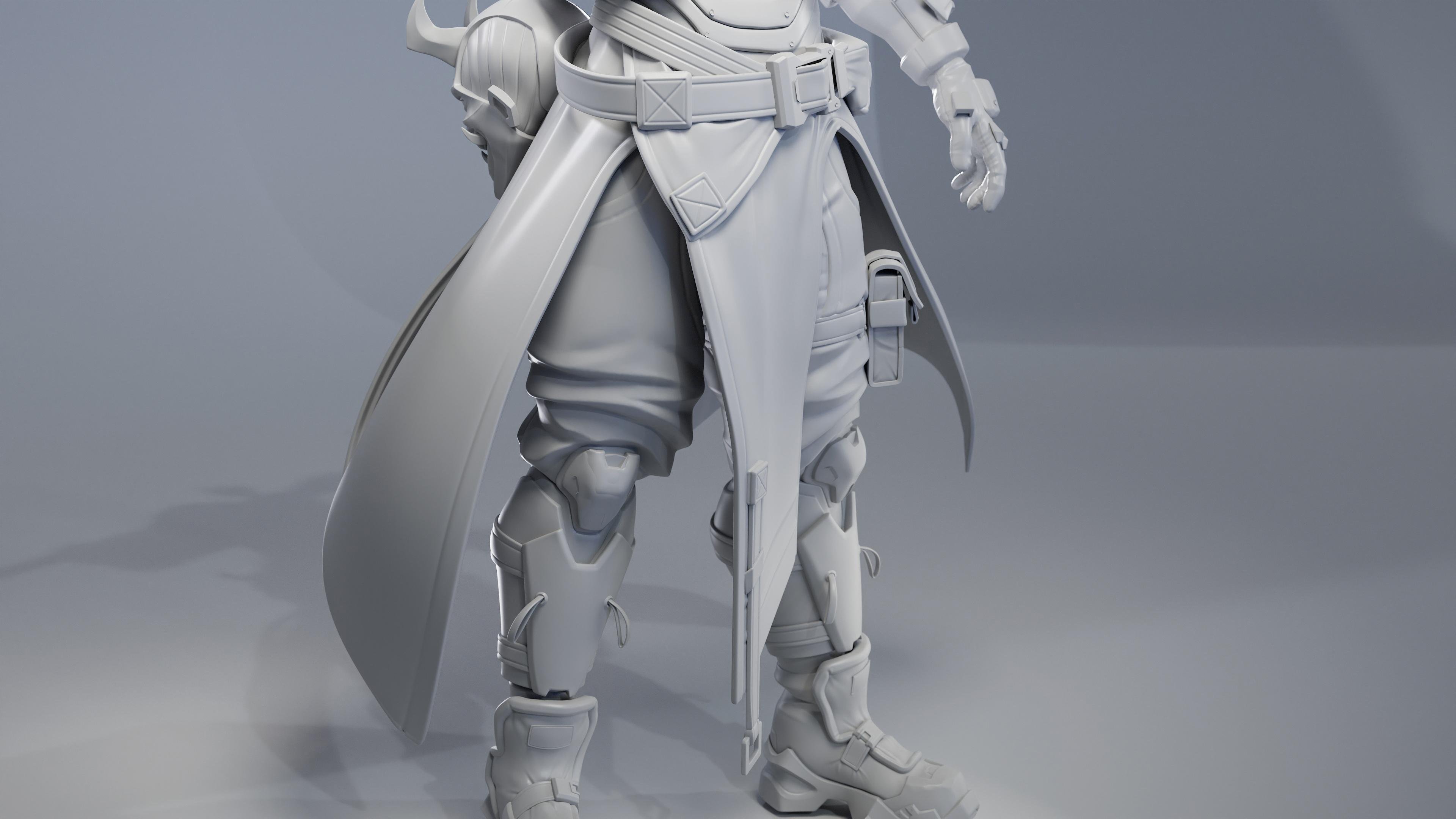 中英文字幕-ZBrush游戏次世代科幻人物高精度角色模型雕刻细化建模教程+工程文件 Creating sci-fi stylized high poly characters in Zbrush 4c98c7c2.jpg