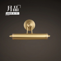 All copper light luxury mirror headlight simple living room background wall decoration picture light mirror edge light rechargeable LED light